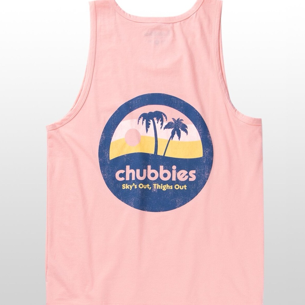 Chubbies Pink Tank Top